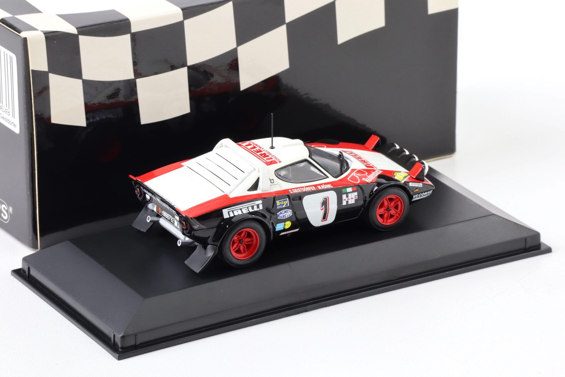 1:43 Minichamps Lancia Stratos Pirelli Rally 1978 Röhrl/ Geistdörfer #1