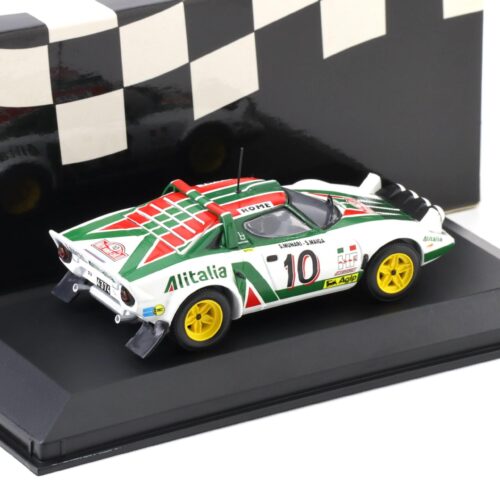 1:43 Minichamps Lancia Stratos Alitalia 1st Rally Monte Carlo 1976 Maiga/ Munari #10