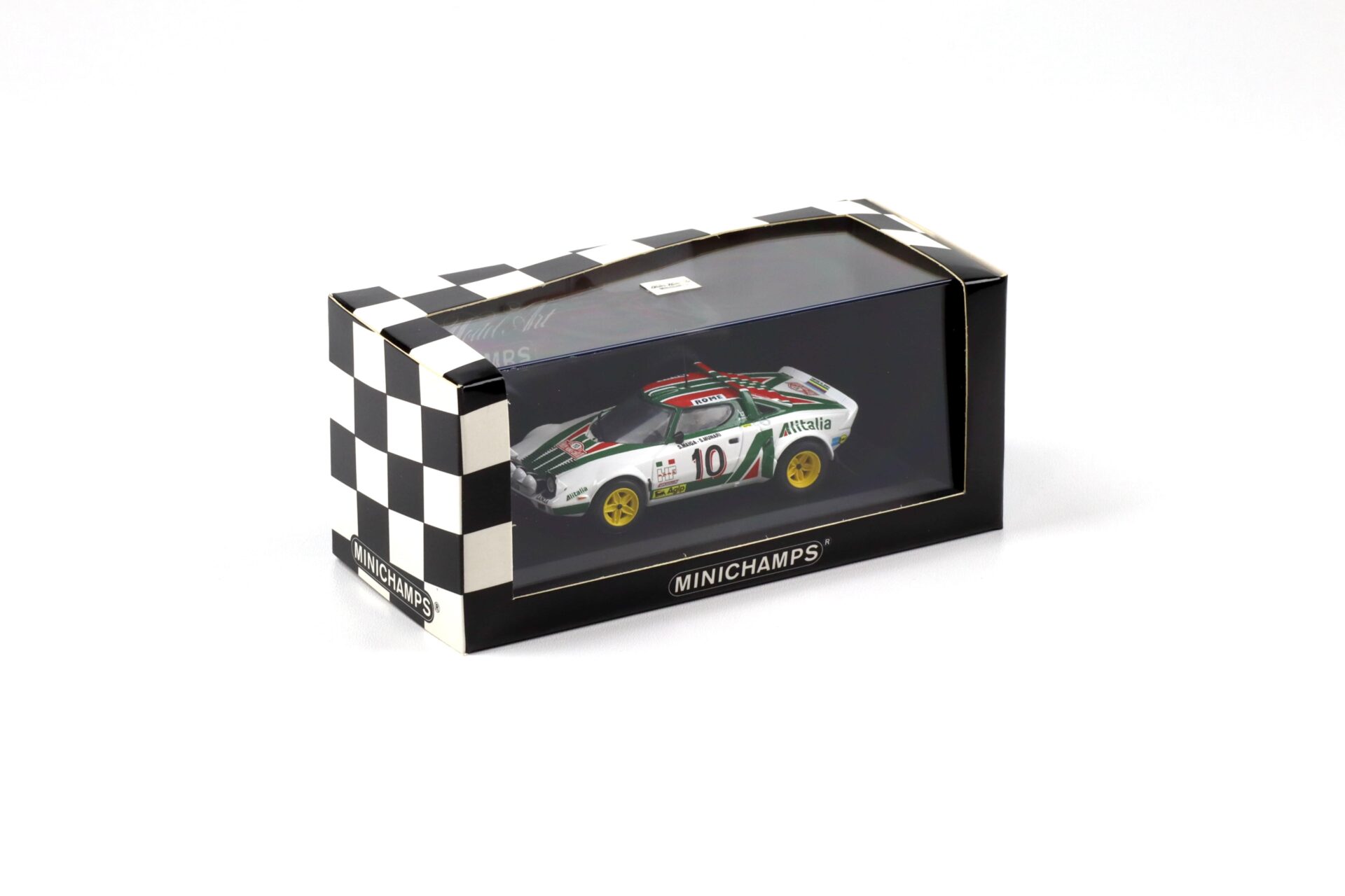 1:43 Minichamps Lancia Stratos Alitalia 1st Rally Monte Carlo 1976 Maiga/ Munari #10