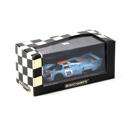 1:43 Minichamps Porsche 917L Gulf 24h Le Mans 1971 Rodriguez/ Oliver #18