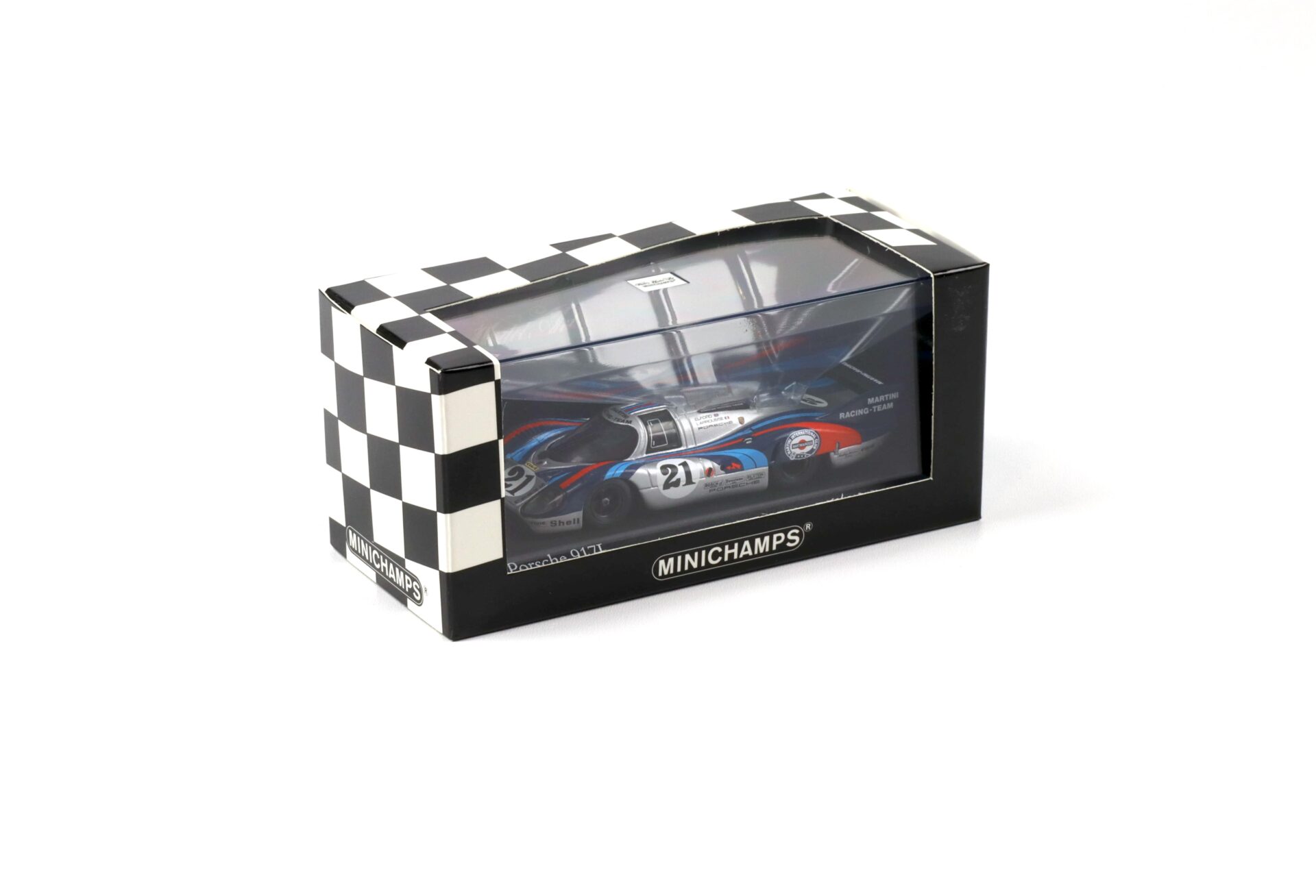 1:43 Minichamps Porsche 917L Martini 24h Le Mans 1971 Elford/ Larrousse #21
