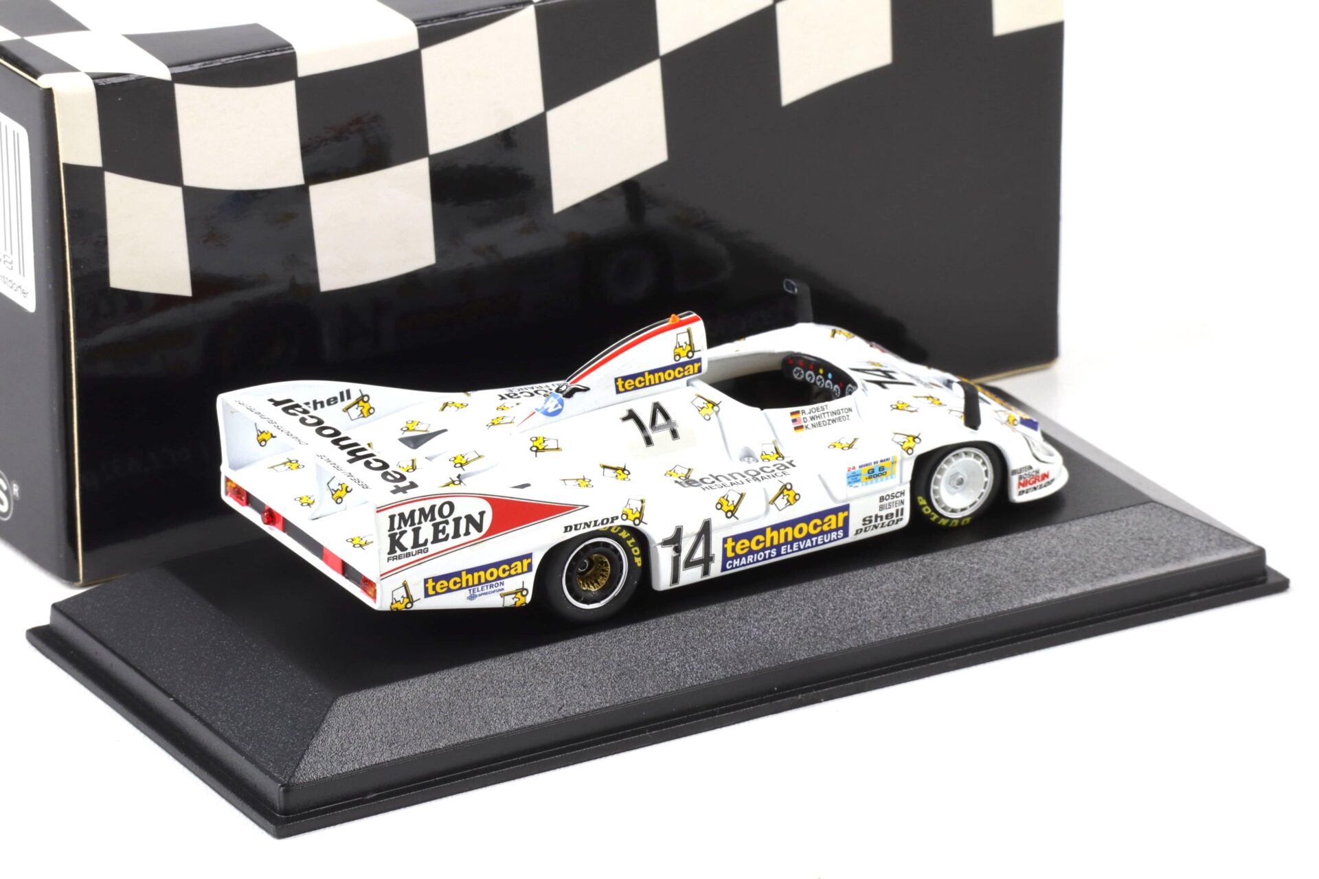 1:43 Minichamps Porsche 908/80 Le Mans 24h 1981 Joest/ Niedzwiedz #14