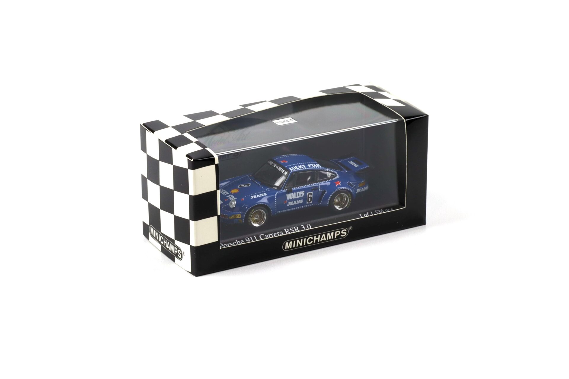1:43 Minichamps Porsche 911 Carrera RSR 3.0 Int. Supersprint Nürburgring 1975 Siewertsen