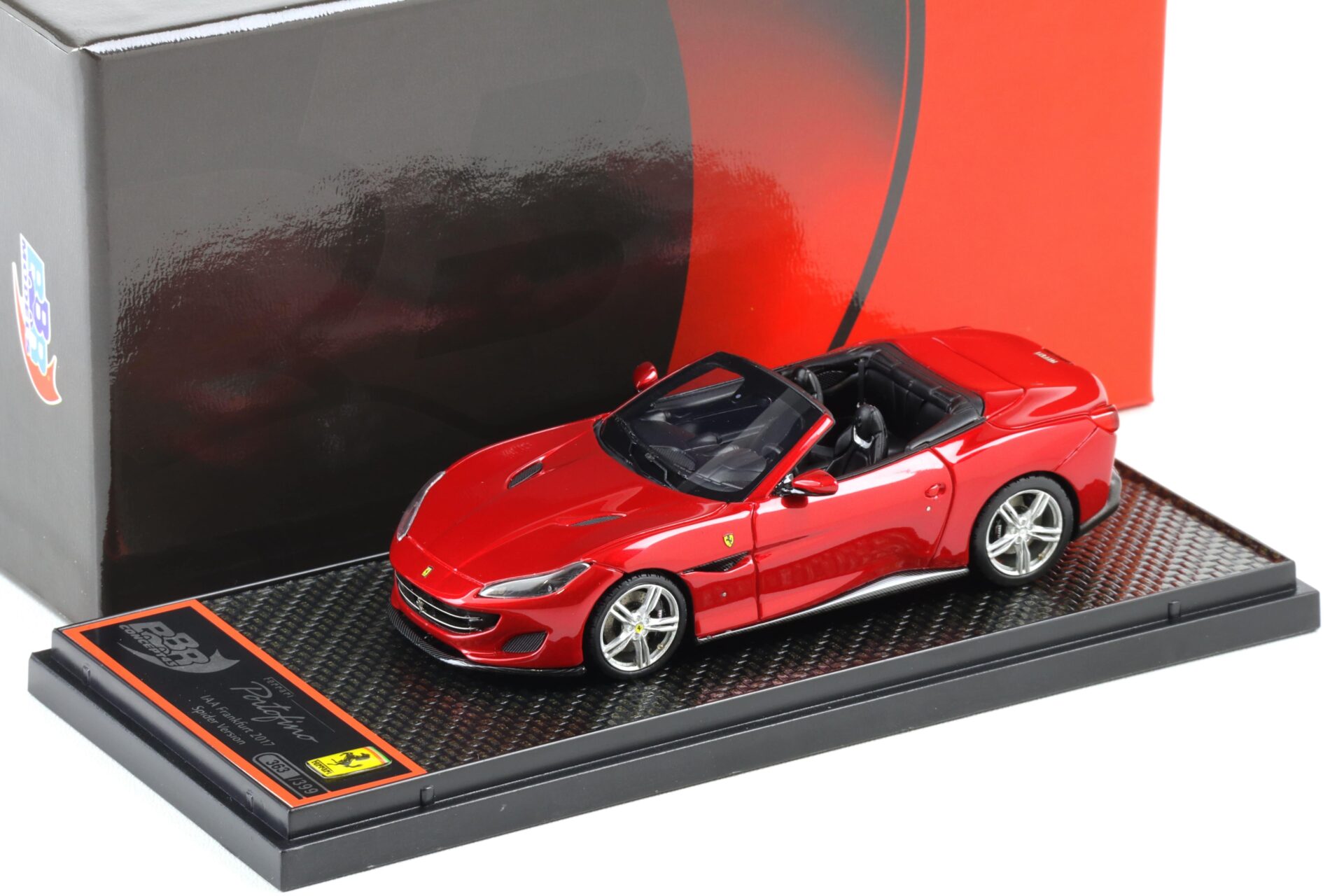 1:43 BBR Ferrari Portofino Spider 2017 IAA 2017 Rosso Portofino - Limited 399 pcs.