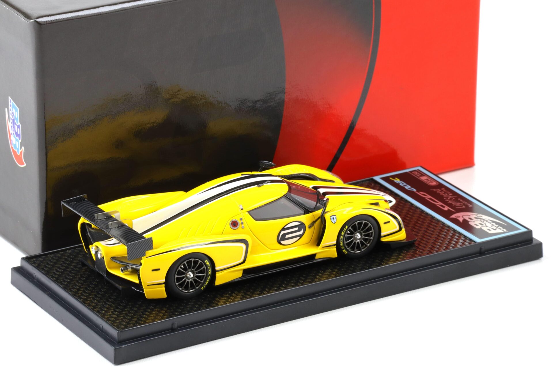 1:43 BBR Glickenhaus SCG 003C 2015 Light Speed Aviation Racing - Limited 150 pcs.