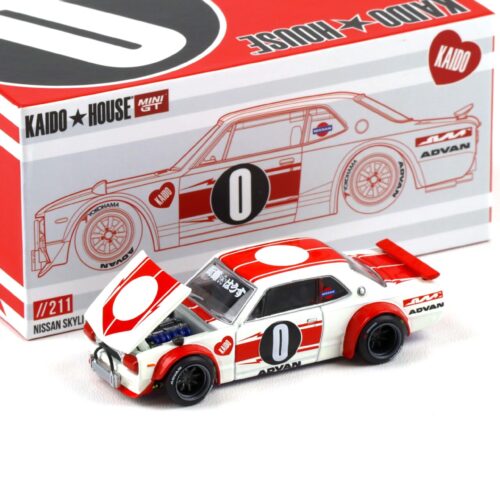 1:64 TSM Mini GT Kaido House Nissan Skyline 2000 GT-R KPGC10 Kaido Works V2