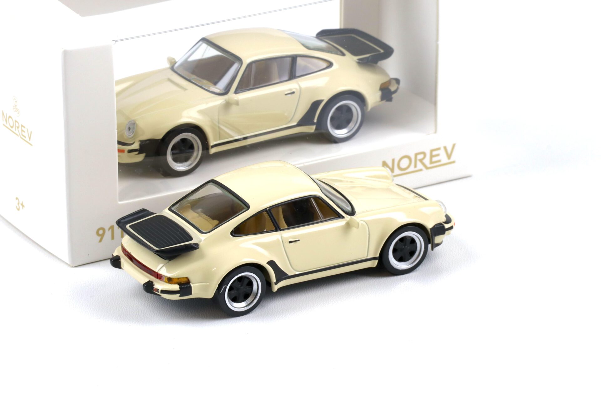 1:43 Norev Jet Car Porsche 911 Turbo Coupe 1978 beige