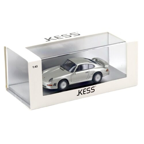 1:43 Kess Model Porsche 911 Carrera 3.2 E19 Prototype 1984 silver metallic