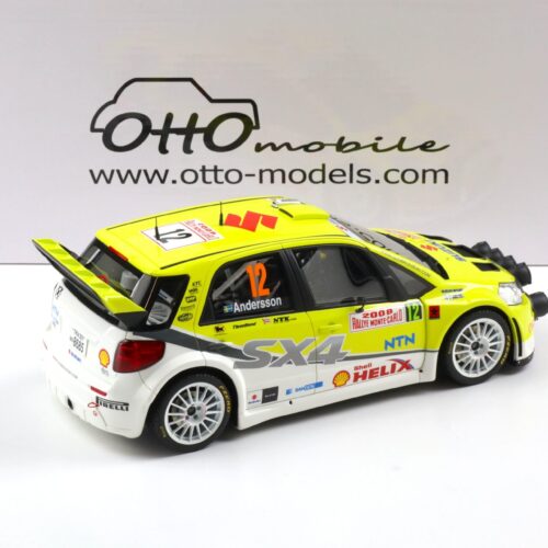 1:18 OTTO mobile OT495 Suzuki SX4 WRC Rally Monte Carlo 2008 G.Andersson #12