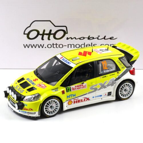 1:18 OTTO mobile OT495 Suzuki SX4 WRC Rally Monte Carlo 2008 G.Andersson #12
