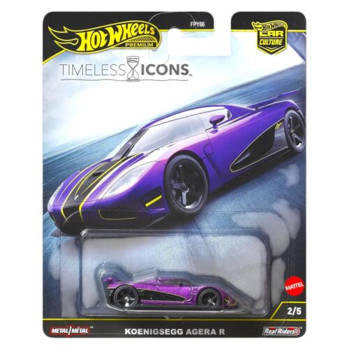 1:64 Hot Wheels Premium 2025 Timeless Icons - JBK93 Koenigsegg Agera R purple