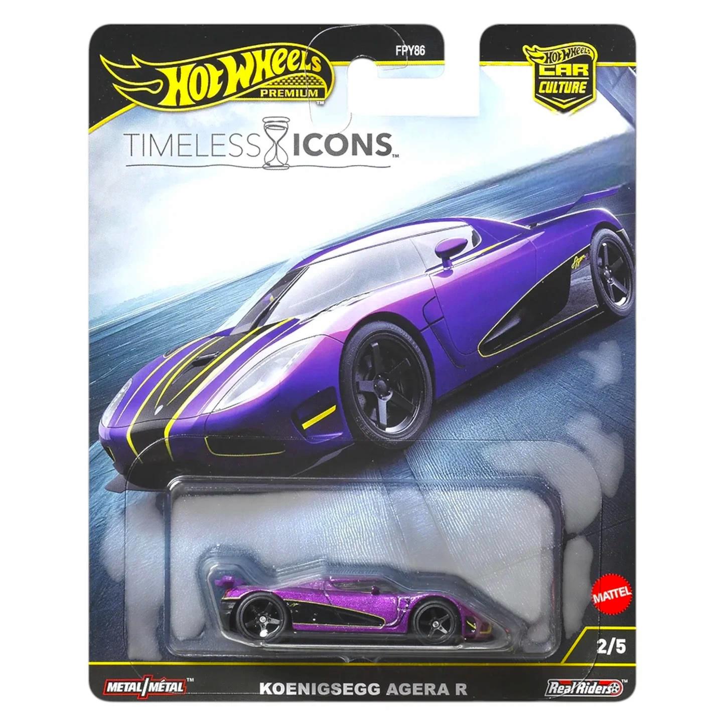 1:64 Hot Wheels Premium 2025 Timeless Icons - JBK93 Koenigsegg Agera R purple