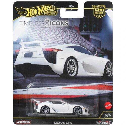 1:64 Hot Wheels Premium 2025 Timeless Icons - JBK57 Lexus LFA Coupe white