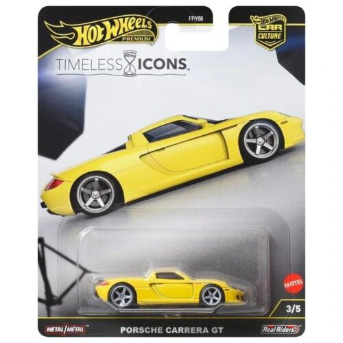 1:64 Hot Wheels Premium 2025 Timeless Icons - JBK91 Porsche Carrera GT yellow
