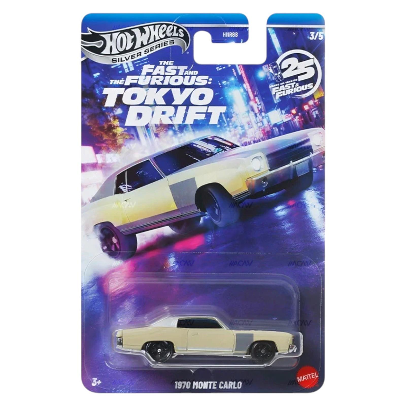 1:64 Hot Wheels 2025 Fast & Furious Tokyo Drift SET 5 pcs. 979M Nissan, Plymouth