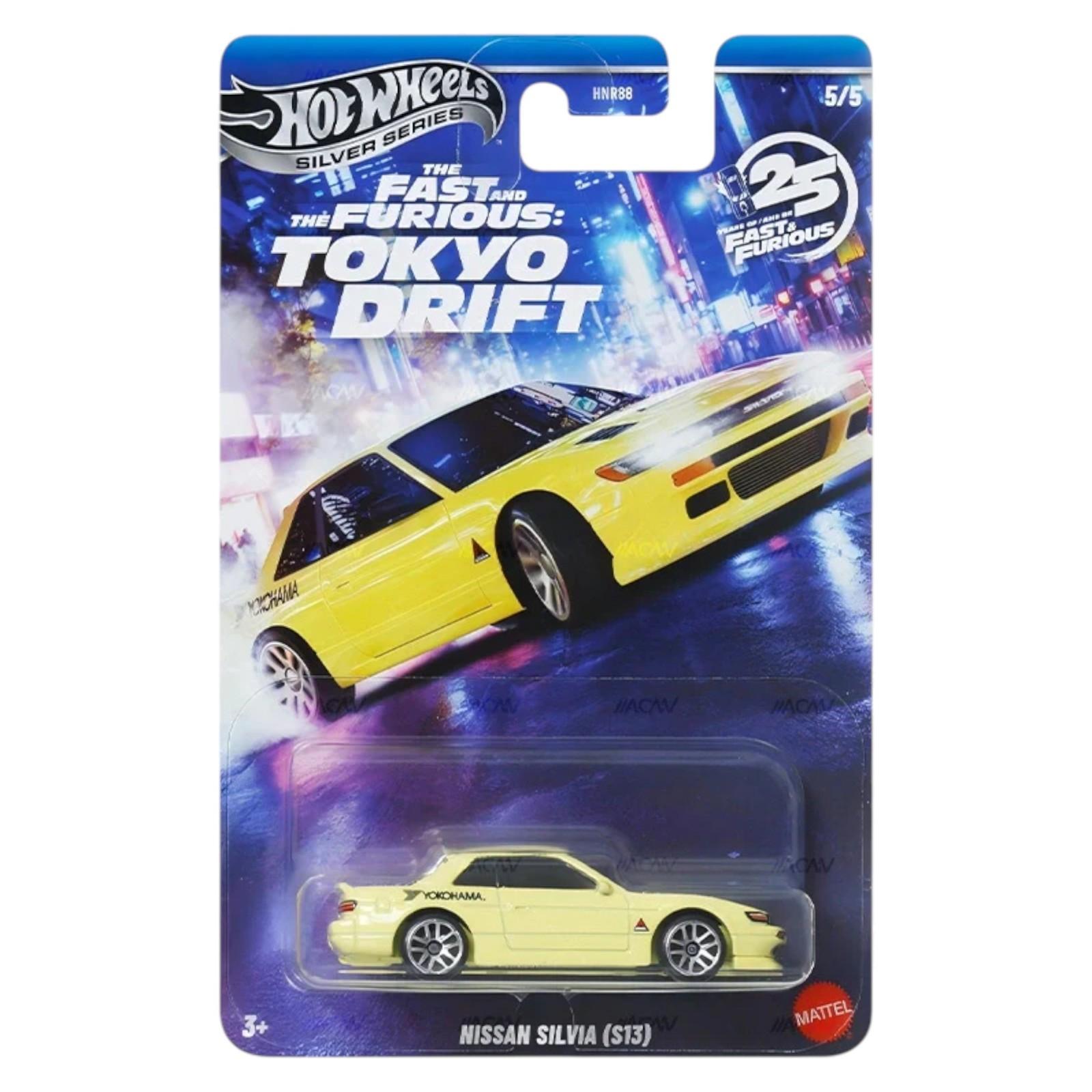1:64 Hot Wheels 2025 Fast & Furious Tokyo Drift SET 5 pcs. 979M Nissan, Plymouth
