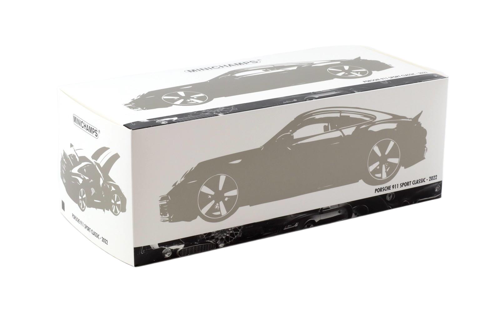 1:18 Minichamps Porsche 911 992 Sport Classic Coupe 2022 grey metallic