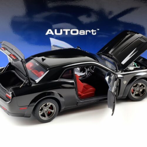 1:18 AUTOart Dodge Challenger SRT Super Stock 2023 Pitch black 71765