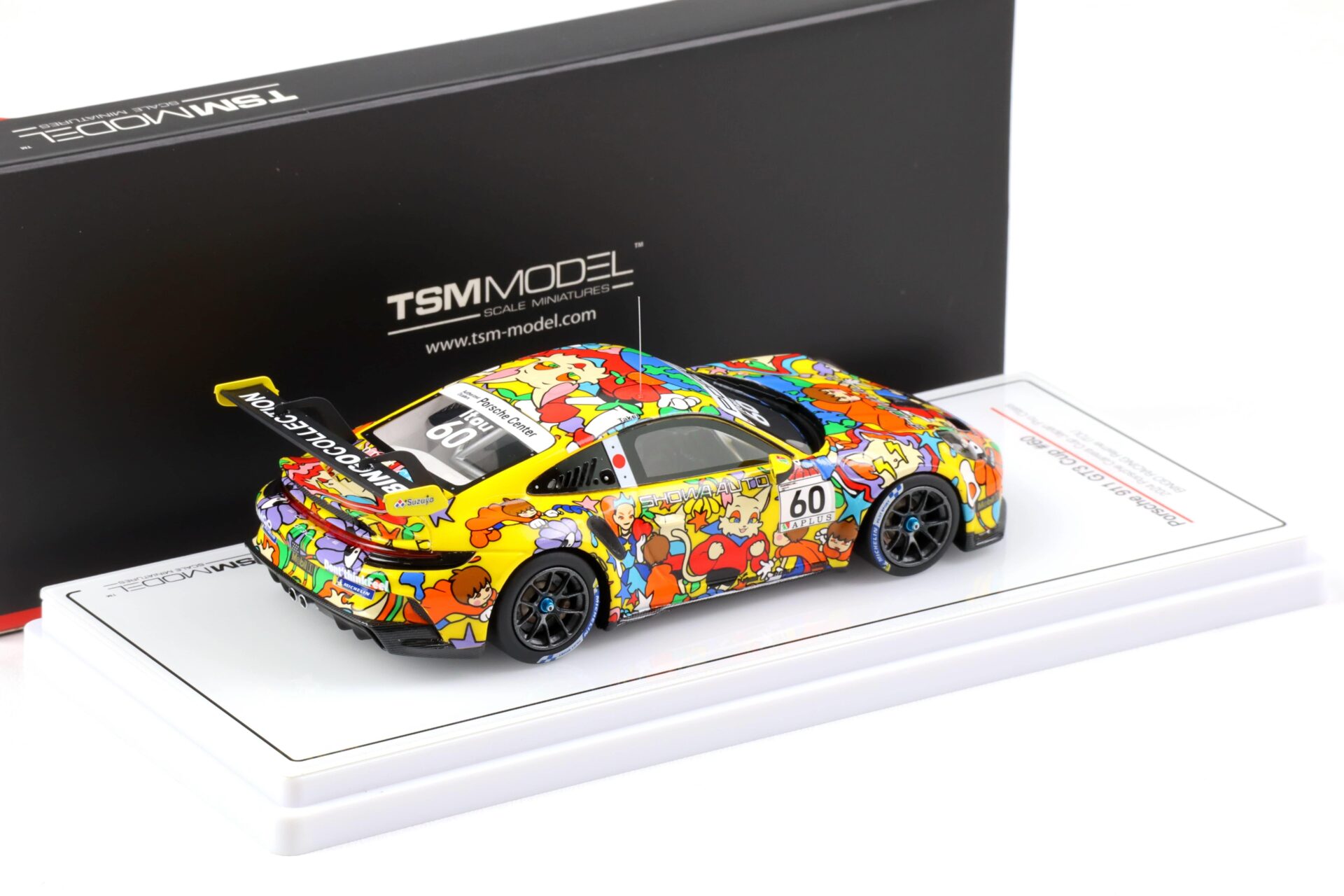 1:43 TSM Model Porsche 911 GT3 Cup #60 Japan Pro Class 2024 Bingo Racing Reimei Itou