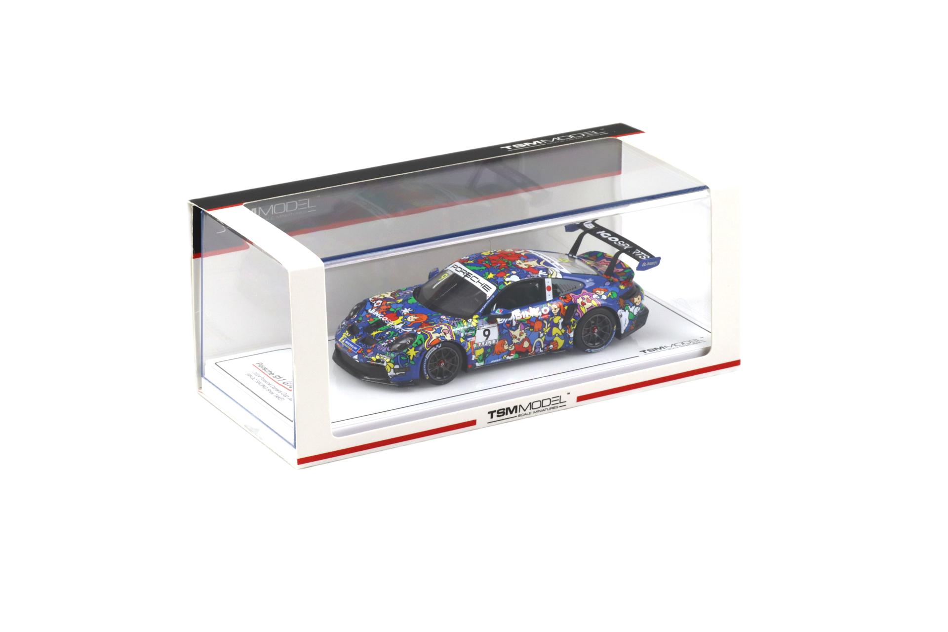 1:43 TSM Model Porsche 911 GT3 Cup #9 Japan ProAm Class 2024 Bingo Racing Shinji Takei