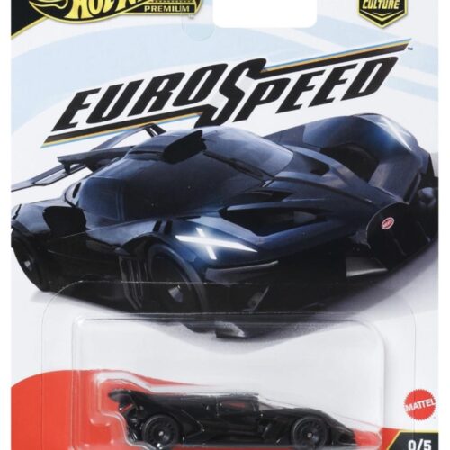 1:64 Hot Wheels Premium 2025 Euro Speed JBK80 CHASE 0/5 Bugatti Bolide black
