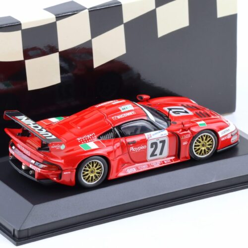 1:43 Minichamps Porsche 911 993 GT1 Le Mans 1997 BMS Scuderia Italia #27 Martini/ Hermans