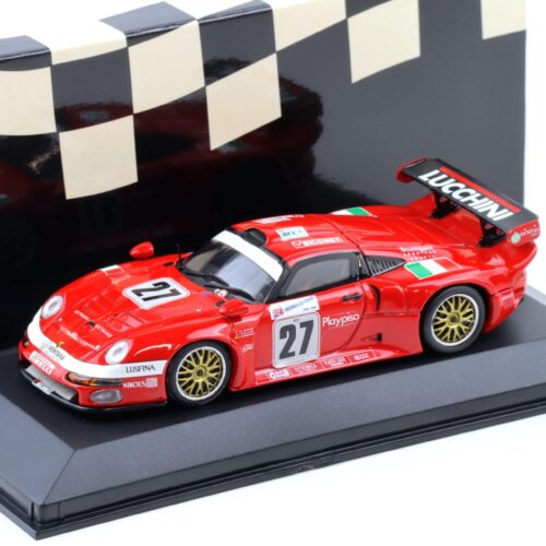 1:43 Minichamps Porsche 911 993 GT1 Le Mans 1997 BMS Scuderia Italia #27 Martini/ Hermans