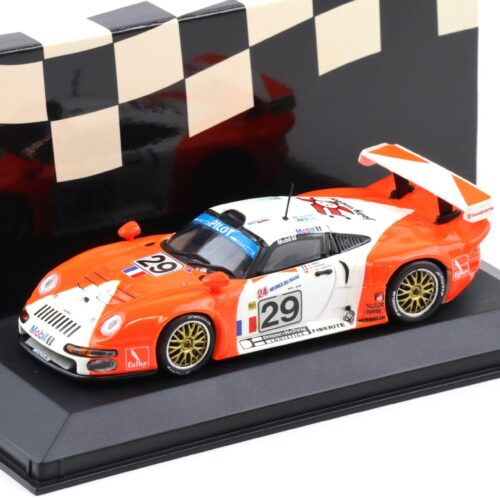 1:43 Minichamps Porsche 911 993 GT1 Le Mans 1997 J-B Racing #29 Ferte/ Gartzen
