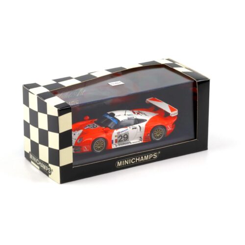 1:43 Minichamps Porsche 911 993 GT1 Le Mans 1997 J-B Racing #29 Ferte/ Gartzen