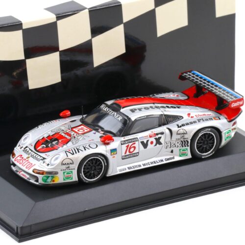 1:43 Minichamps Porsche 911 993 GT1 Le Mans 1997 Rook Racing #16 Ortelli/ McNish