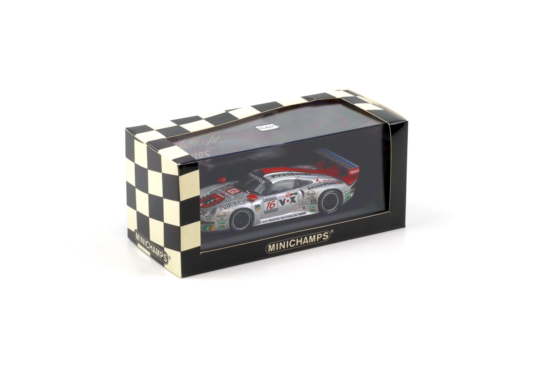 1:43 Minichamps Porsche 911 993 GT1 Le Mans 1997 Rook Racing #16 Ortelli/ McNish