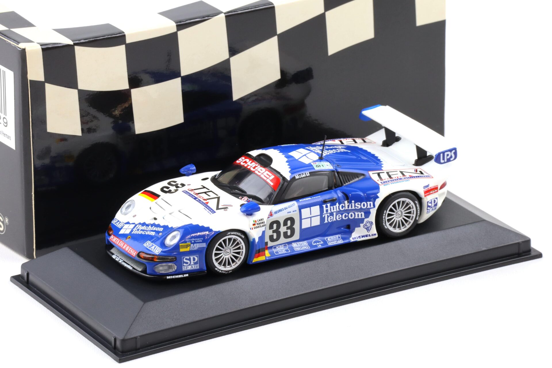 1:43 Minichamps Porsche 911 993 GT1 Le Mans 1997 Team Schübel #33 Lamy/ Hahne