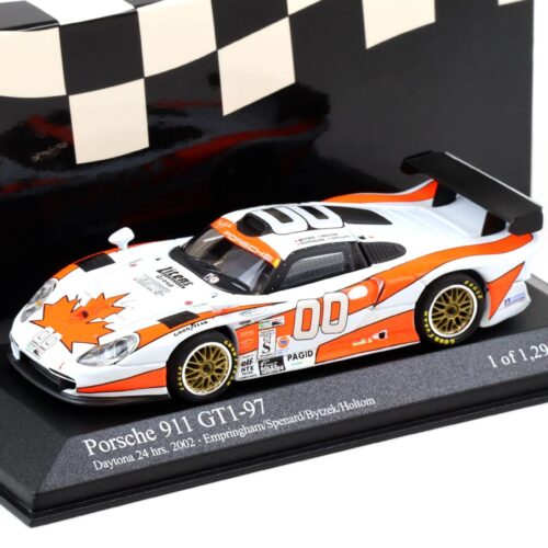 1:43 Minichamps Porsche 911 996 GT1-97 Daytona 24h 2002 #00 Empringham/Spenard