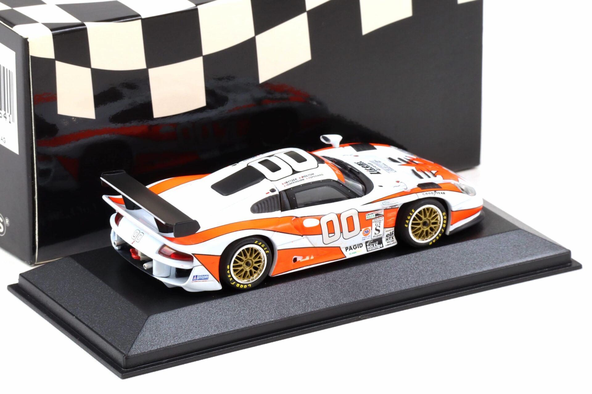 1:43 Minichamps Porsche 911 996 GT1-97 Daytona 24h 2002 #00 Empringham/Spenard