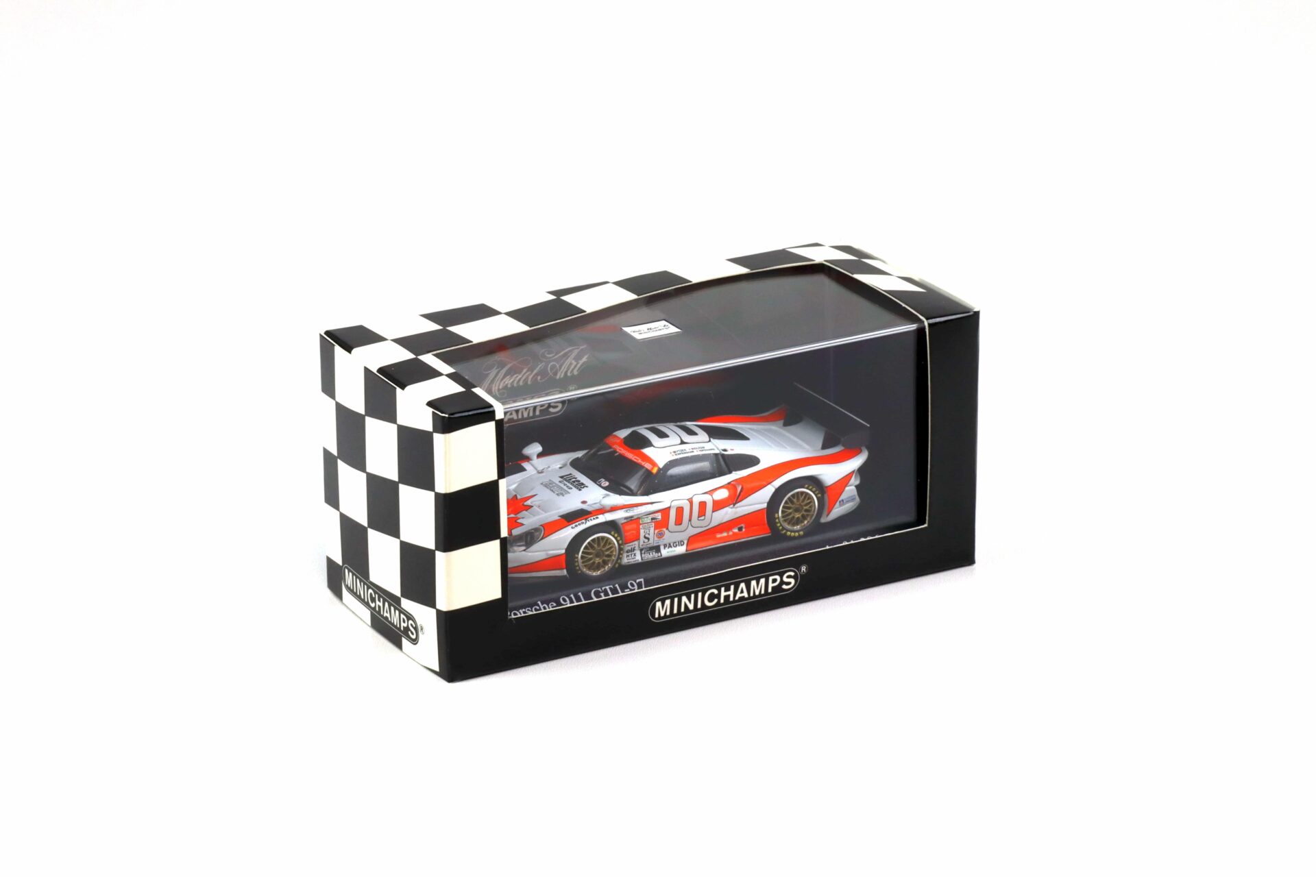 1:43 Minichamps Porsche 911 996 GT1-97 Daytona 24h 2002 #00 Empringham/Spenard