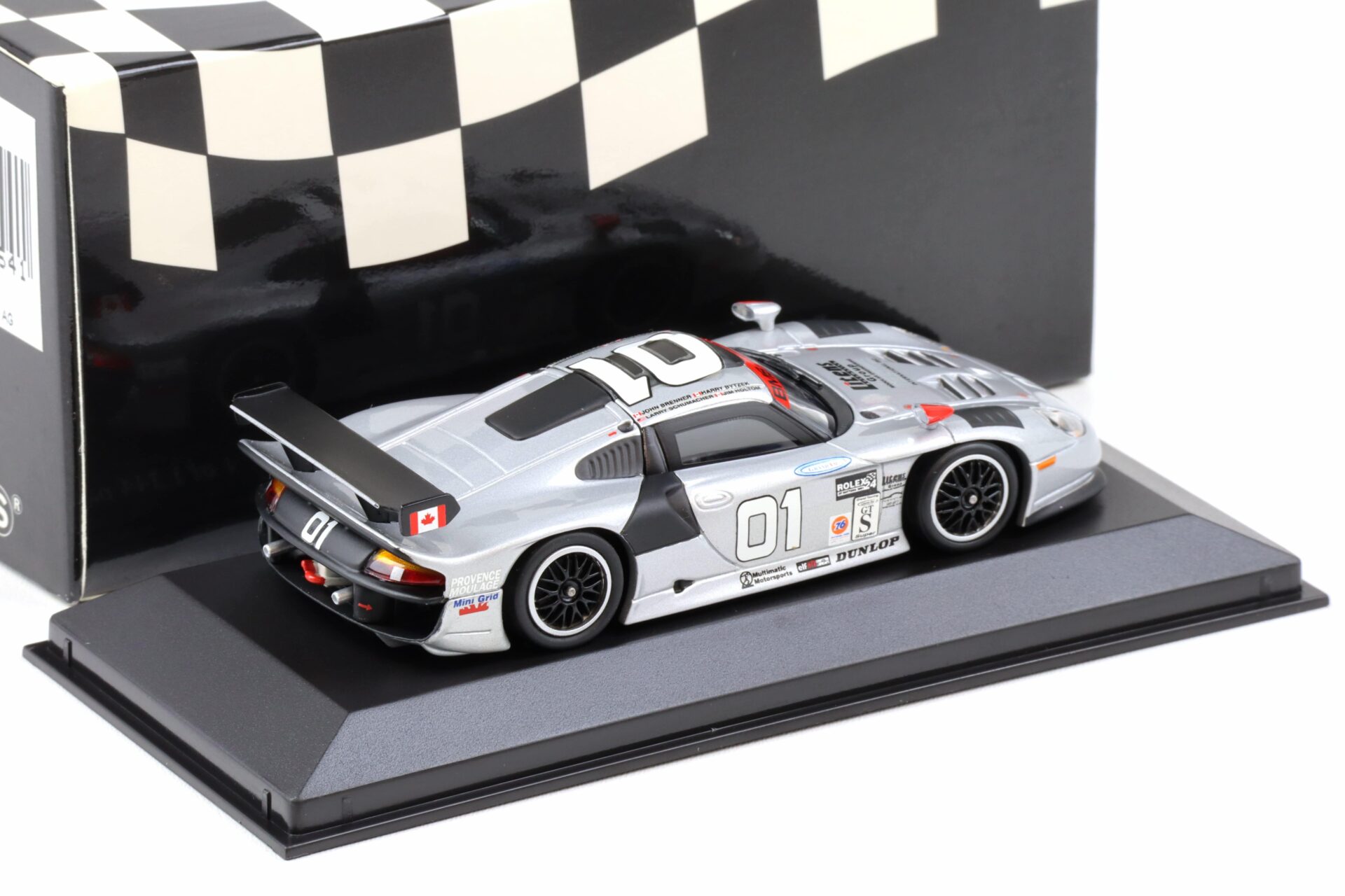 1:43 Minichamps Porsche 911 996 GT1 Daytona 24h 2001 #01 Schumacher/ Holtom