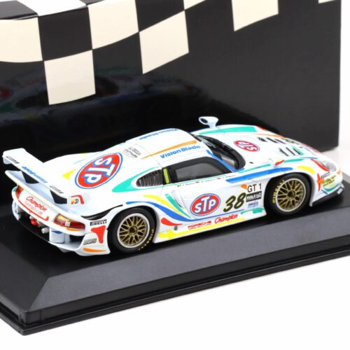 1:43 Minichamps Porsche 911 996 GT1 Daytona 24h 1998 STP #38 Boutsen/Kelleners