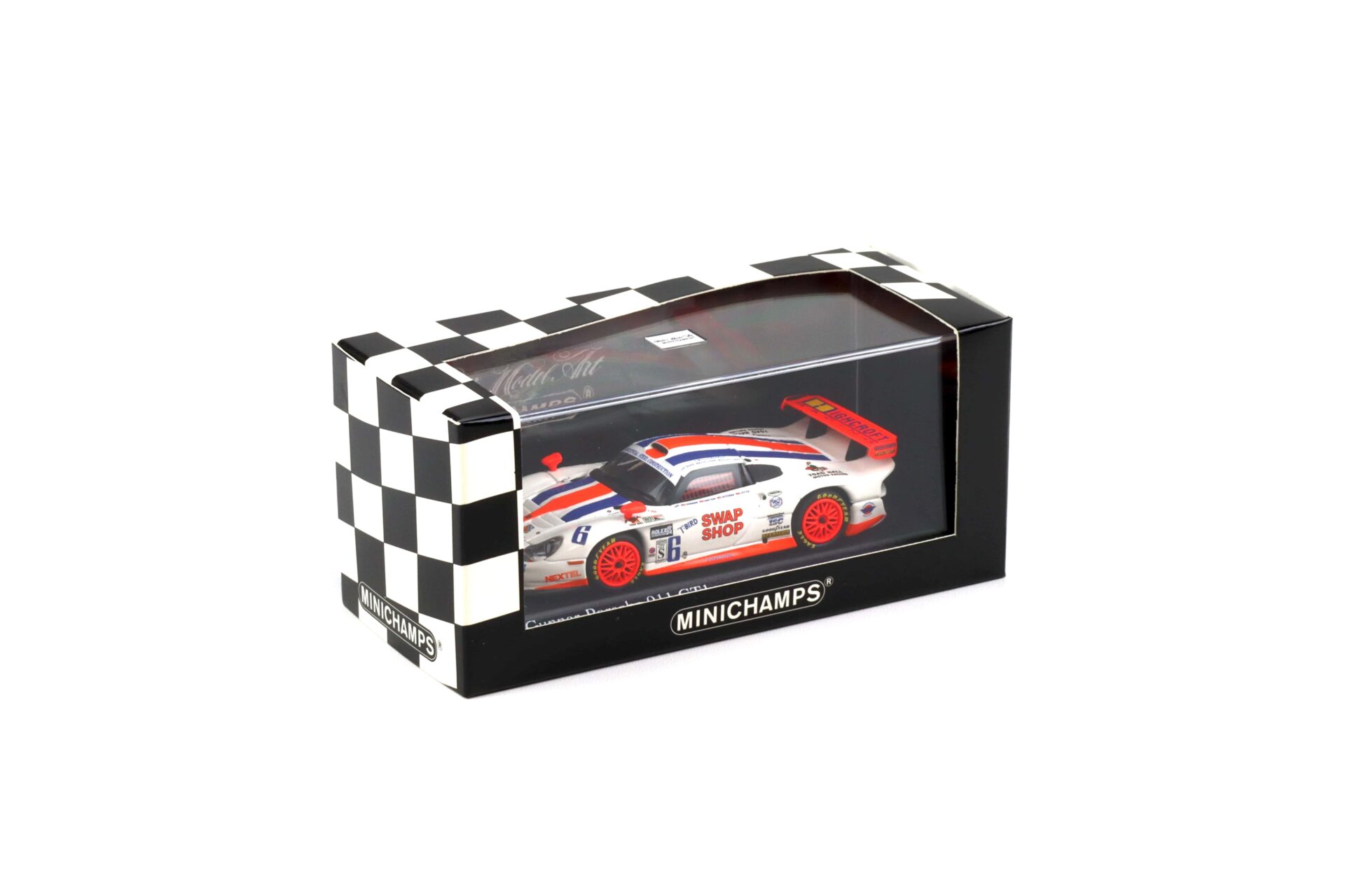 1:43 Minichamps Porsche 911 996 GT1 Daytona 24h 2003 Swap Shop #6 Jeanette/ Dayton