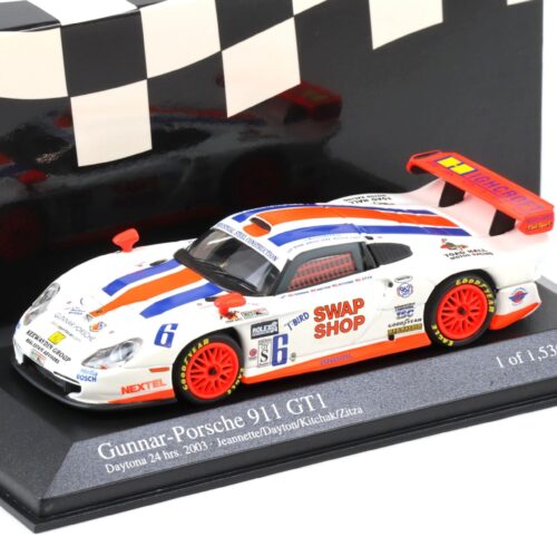 1:43 Minichamps Porsche 911 996 GT1 Daytona 24h 2003 Swap Shop #6 Jeanette/ Dayton