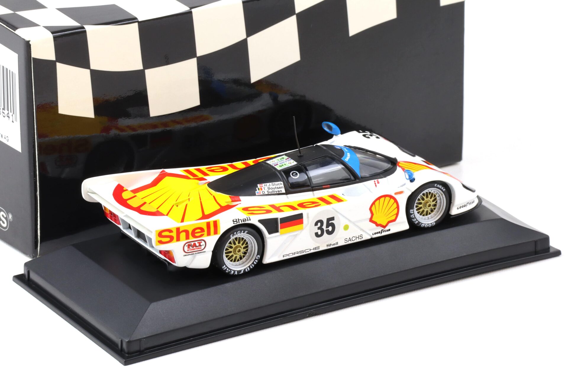1:43 Minichamps Dauer Porsche 962 GT 3rd Le Mans 1994 #35 Shell Stuck/ Boutsen/ Haywood