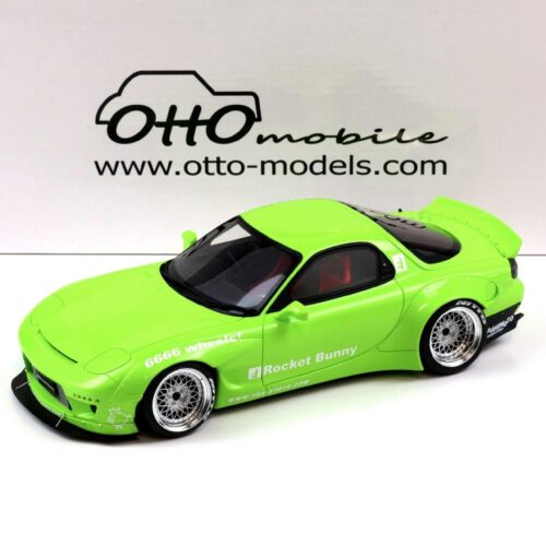 1:18 OTTO mobile OT1155 Mazda RX-7 FD3S Rocket Bunny Aero V1 pearl green 2015