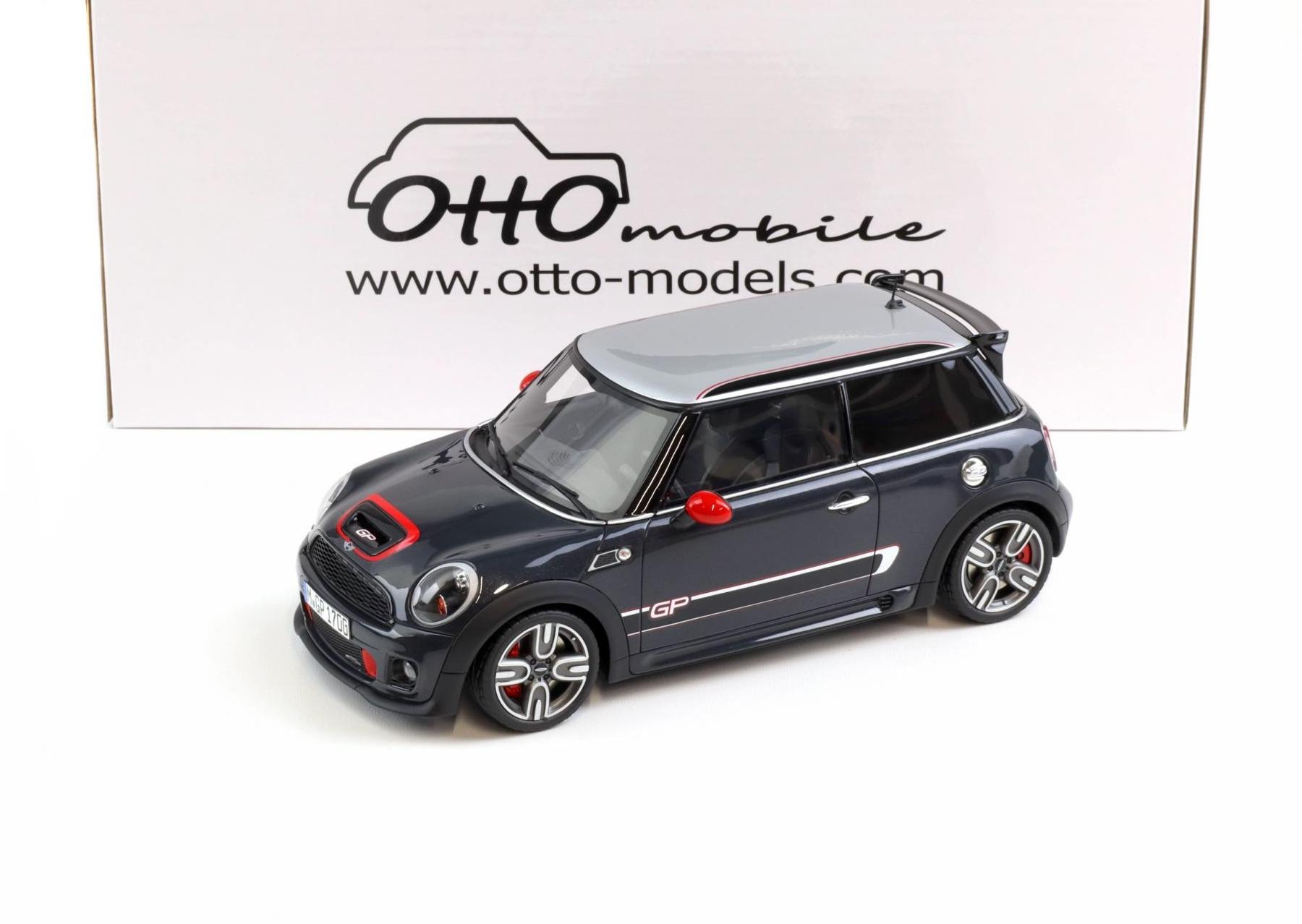 1:18 OTTO mobile OT497 Mini Cooper S R56 JCW GP2 Thunder grey metallic 2012