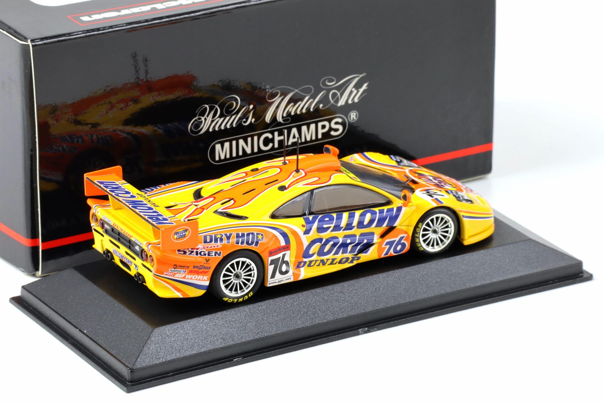 1:43 Minichamps McLaren F1 GTR Long Tail Hitotsuyama Japan GP 2002 Hattori/ Tajima