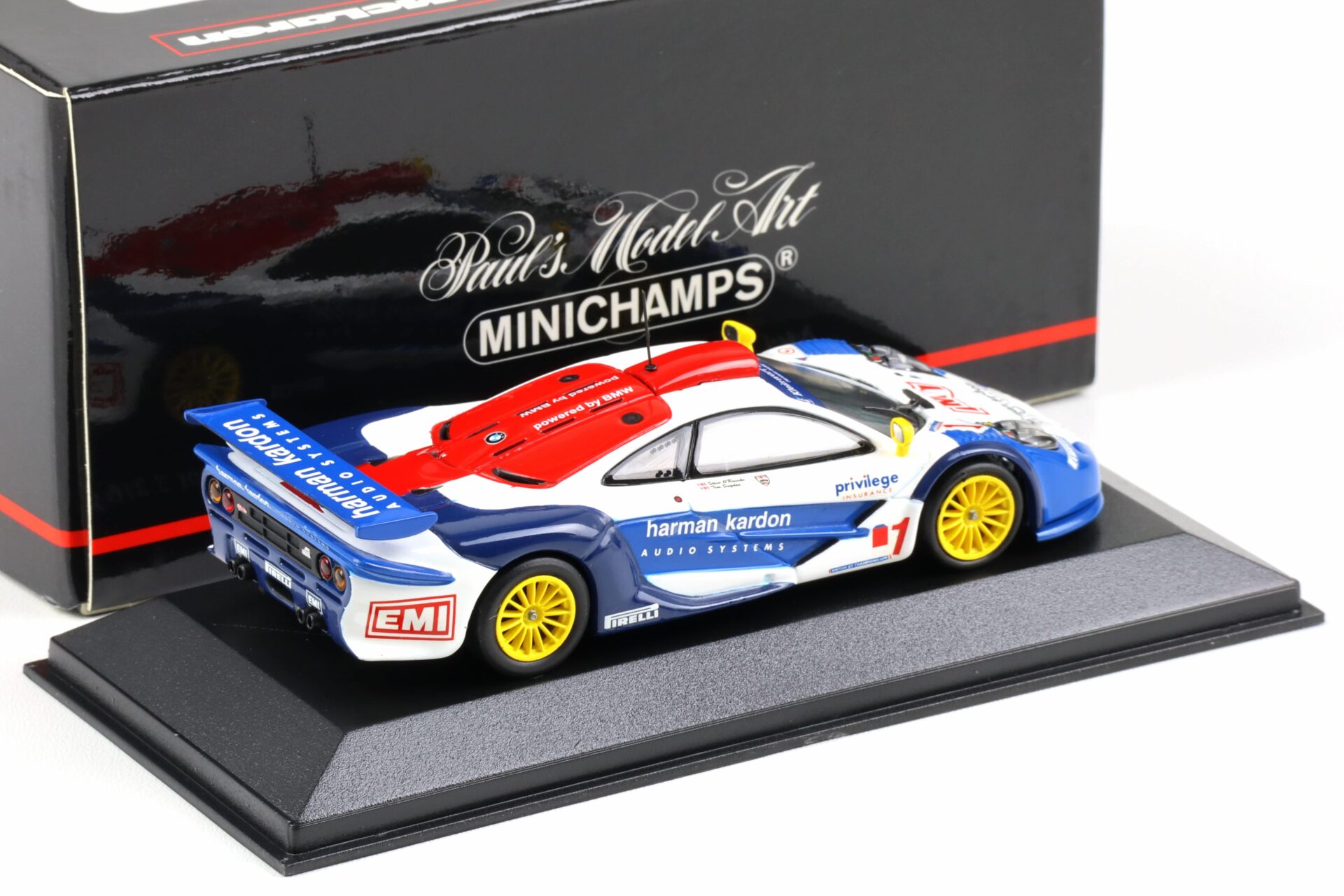 1:43 Minichamps McLaren F1 GTR Long Tail British GTC 1999 OÂ´Rourke/Sugden #1
