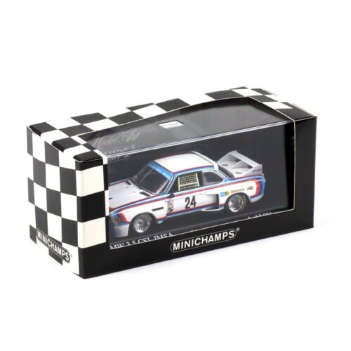 1:43 Minichamps BMW 3.5 CSL IMSA Riverside 6 hours 1975 Stuck/ Posey #24