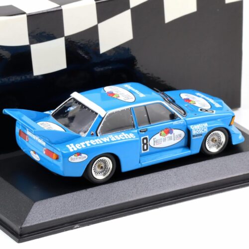 1:43 Minichamps BMW 320i E21 Grp. 5 DRM 1977 Schneeberger #8 Fruit of the Loom