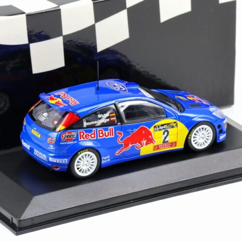 1:43 Minichamps Ford Focus WRC Red Bull A1-Ring Rallye 2001 Baumschlager/ Wicha
