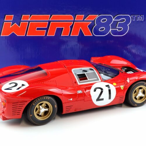 1:12 WERK83 Ferrari 330 P4 #21 2nd 24h Le Mans 1967 Scarfiotti/ Parks