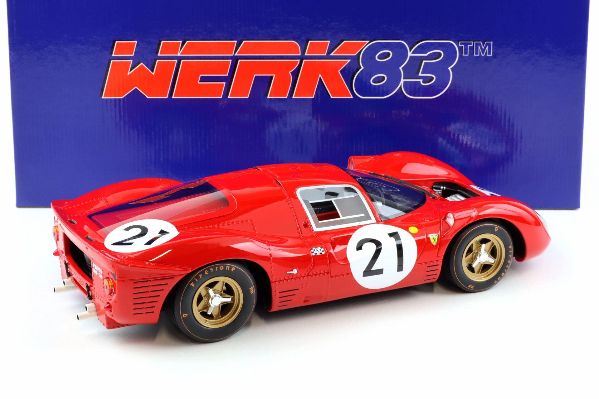 1:12 WERK83 Ferrari 330 P4 #21 2nd 24h Le Mans 1967 Scarfiotti/ Parks