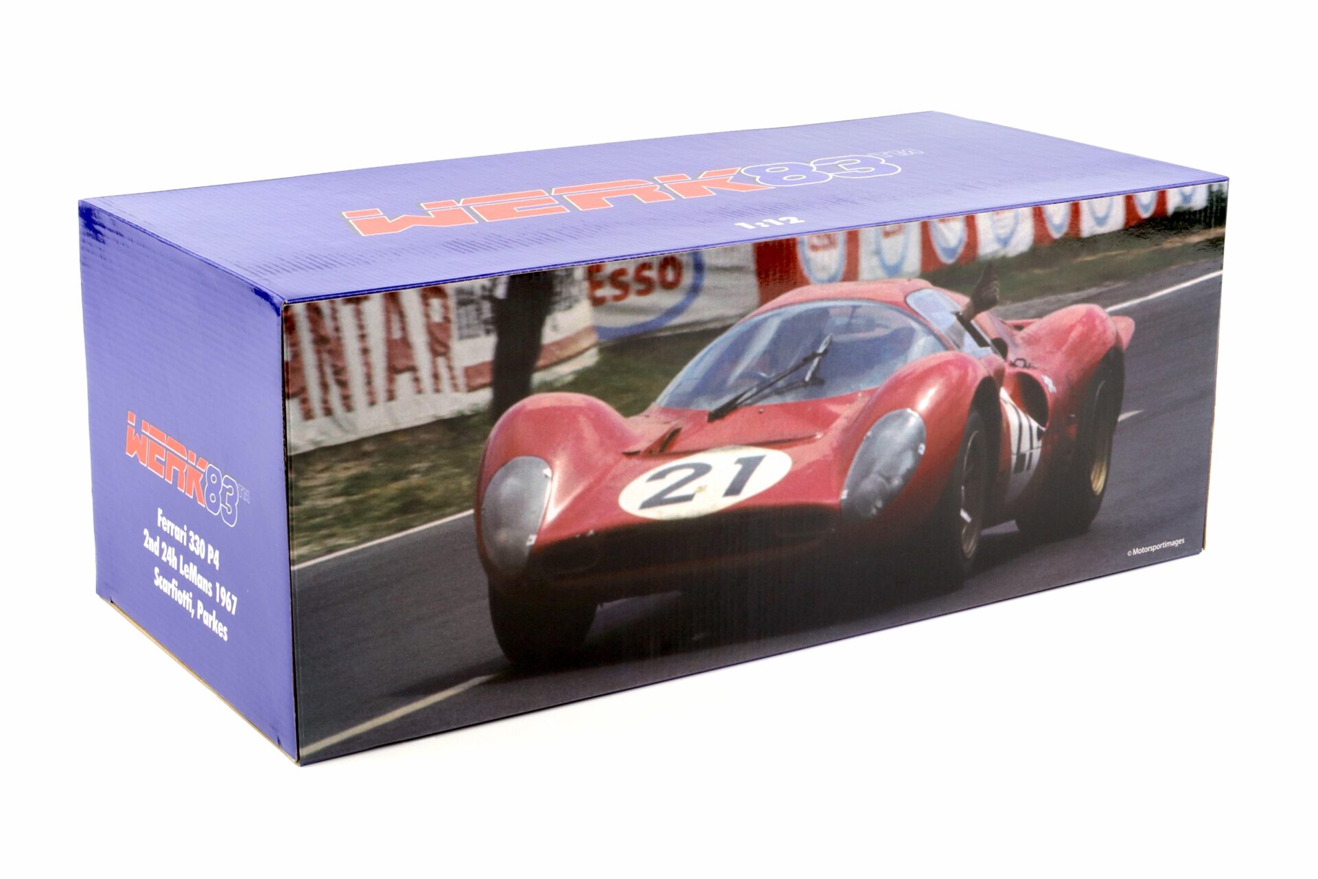 1:12 WERK83 Ferrari 330 P4 #21 2nd 24h Le Mans 1967 Scarfiotti/ Parks